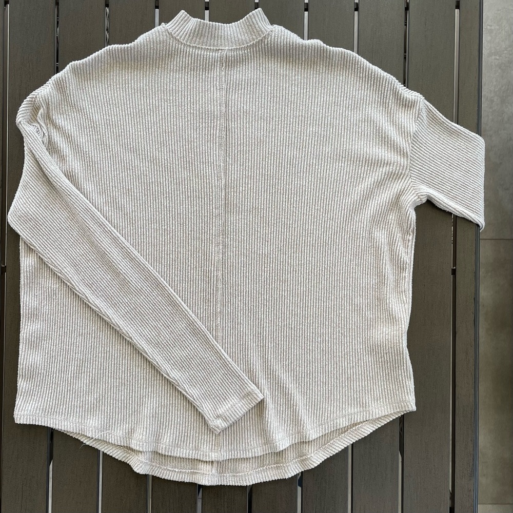 SO RIBBED OVERSIZED SWING TOP!!